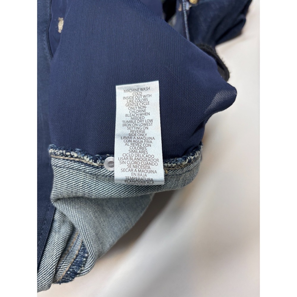 Democracy Jeans Plus 16W Blue Ab Solution Skyrise Barrel Leg New - Picture 7 of 11